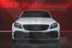 2016-2018 Mercedes Benz W205 C63 AMG Coupe iMP Performance Body Kit include Front Bumper Canards Side Skirt Underboard Rear Bumper Roof Wing Grill