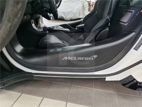2019-2022 McLaren GT MIW Design Style Door Sill Cover Dry Carbon Fiber