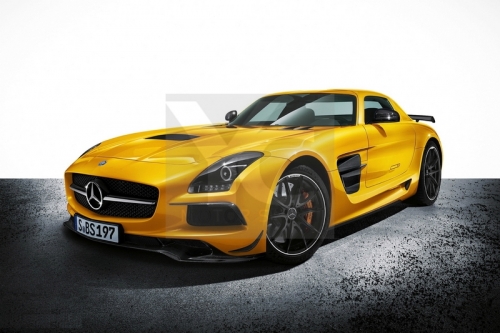 2009-2015 Mercedes Benz SLS AMG C197 Coupe Black Series Style Portion Carbon Fiber Wide Body Kit