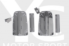GEMINI DESIGN Dry Carbon Fiber Wing BCD Back Plate