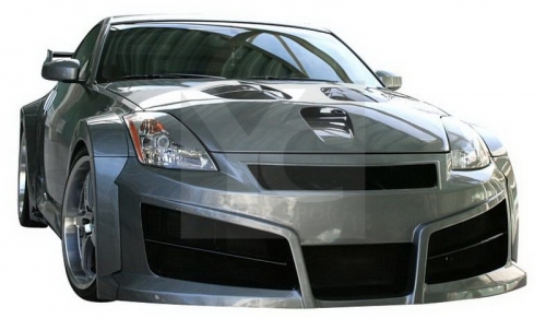 2002-2008 Nissan 350Z Z33 IBD HAVOC Wide Style Body Kit including Front Bumper, Fender Flare Kit, Side Skirts, Rear Bumper