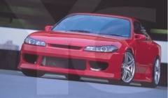 1999-2002 Nissan S15 Silvia VTX Style Body Kit including Front Bumper , Side Skirt , Rear Bumper Cover