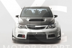 2008-2014 Subaru Impreza GVB GRB STI VS Wide Body Ver. Style Body Kit including Front Bumper , Side Skirt , Whole Fender Kit