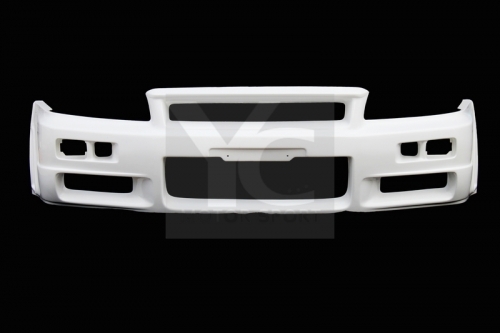 1999-2000 Nissan Skyline R34 GTT 2D 4D GTR-Style Front Bumper