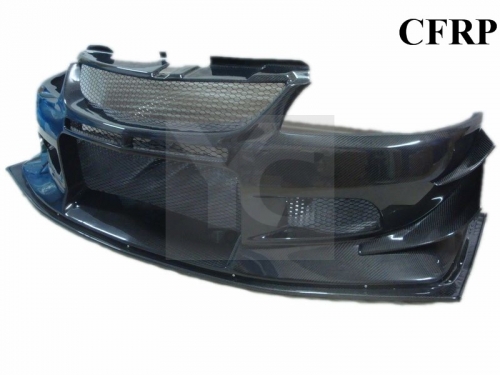 2004-2007 Mitsubishi Lancer Evolution 8-9 VTX Circuit Version Style Front Bumper with Canard