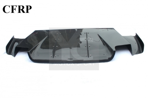 2006-2007 Mitsubishi Evolution 9 JDM VS Style Rear Diffuser with Side Fin