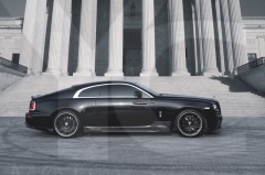2015-2019 Rolls-Royce Wraith Dawb Black Sails Style Body Kit include Front Bumper,Rear Bumper,Side Skirts，License Plate Base
