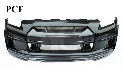 2008-2015 Nissn R35 GTR CBA DBA WA Style Front Bumper without Fog Light