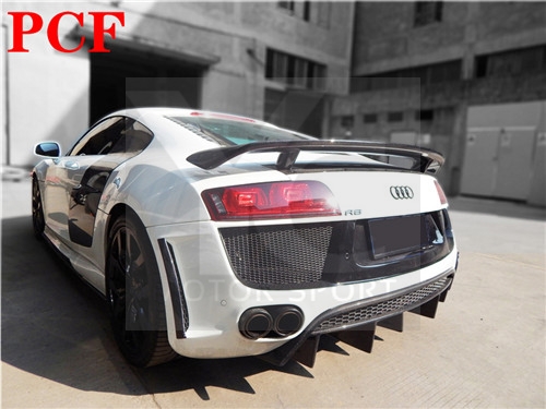 2008-2015 R8 V8 V10 Coupe & Spyder Regula Style Rear Bumper