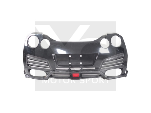 2009-2020 Nissan R35 GTR CBA DBA EBA LHD VS Ultimate ’17 Ver Style Rear Bumper w/ LED Lamp & Side Air Shroud (Can Fit YCR35131L)