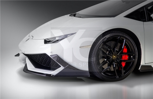 2014-2016 Lamborghini Huracan LP610-4 Coupe Spyder MAD Style Front Lip (2 Pcs)