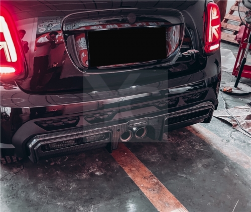 2022-2023 MINI F56 JCW Duell AG Design Style Rear Diffuser Carbon Fiber