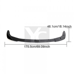 Carbon Fiber M-Sport Front Lip Fit For 2022-2023 BMW 3 Series G20 G28 LCI Front Splitter