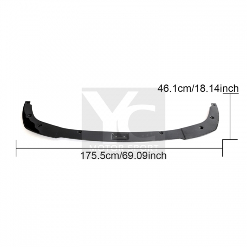 Carbon Fiber M-Sport Front Lip Fit For 2022-2023 BMW 3 Series G20 G28 LCI Front Splitter