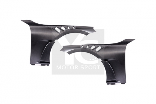 Dry Carbon Fiber DCF AP-N Style Vented Front Fender Fit For 2023-2024 BMW G87 M2