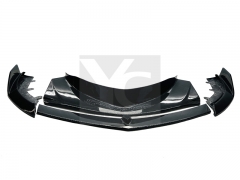 Car-Styling Dry Carbon Fiber DCF MWD Style Front Lip Set 4PCS Fit For 2019-2022 McLaren GT