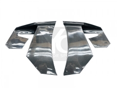 Car-Styling Dry Carbon Fiber DCF MWD Style Rear Spats (Also Fits OEM Rear Diffuser) Fit For 2019-2022 McLaren GT