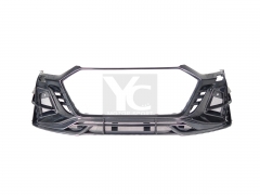 Partial Carbon Fiber PCF iMP PERFORMANCE IMP Style Wider Front Bumper w/ Canards Fit For 2019-2024 Audi RS6 Avant & RS7 C8
