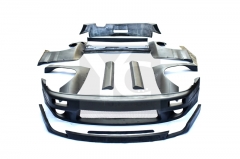 Car Accessories FRP Fiber Glass Body kit Fit For 1989-1994 Nissan S13 Silvia PS13 PD Aero V3 Style Bodykit Front Bumper Lip Fender Side Skirts GT Wing