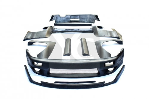 Car Accessories FRP Fiber Glass Body kit Fit For 1989-1994 Nissan S13 Silvia PS13 PD Aero V3 Style Bodykit Front Bumper Lip Fender Side Skirts GT Wing