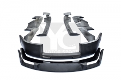 Car Accessories FRP Fiber Glass Body kit Fit For 1995-1998 Nissan Skyline R33 GTR PD Aero Style Bodykit Front Bumper Lip Fender Side Skirts