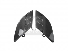 Dry Carbon Fiber DCF 2015-2019 Ferrari F488 GTB & Spider GT Style Side Air Vents Fins Replacement